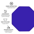 thumbnail image 4 of Pofeuu Darkblue Print Leather Coasters Set of 6, Round Cups Mugs Mat Pad for Home Kitchen Heat Resistant Drink Coasters,Octagon, 4 of 7