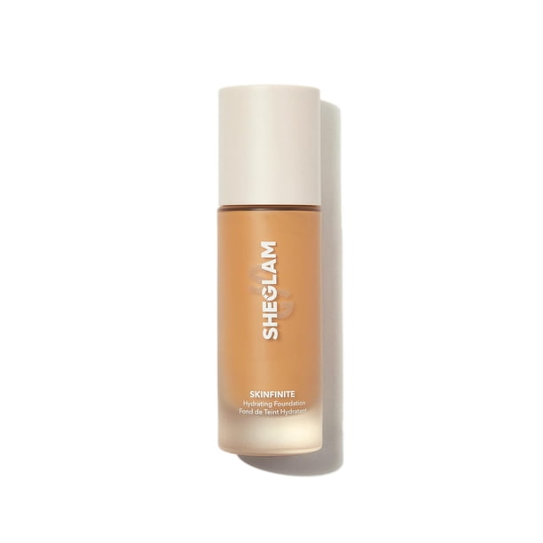 Base SHEGLAM Skinfinite Hidratante con Acabado Dorado