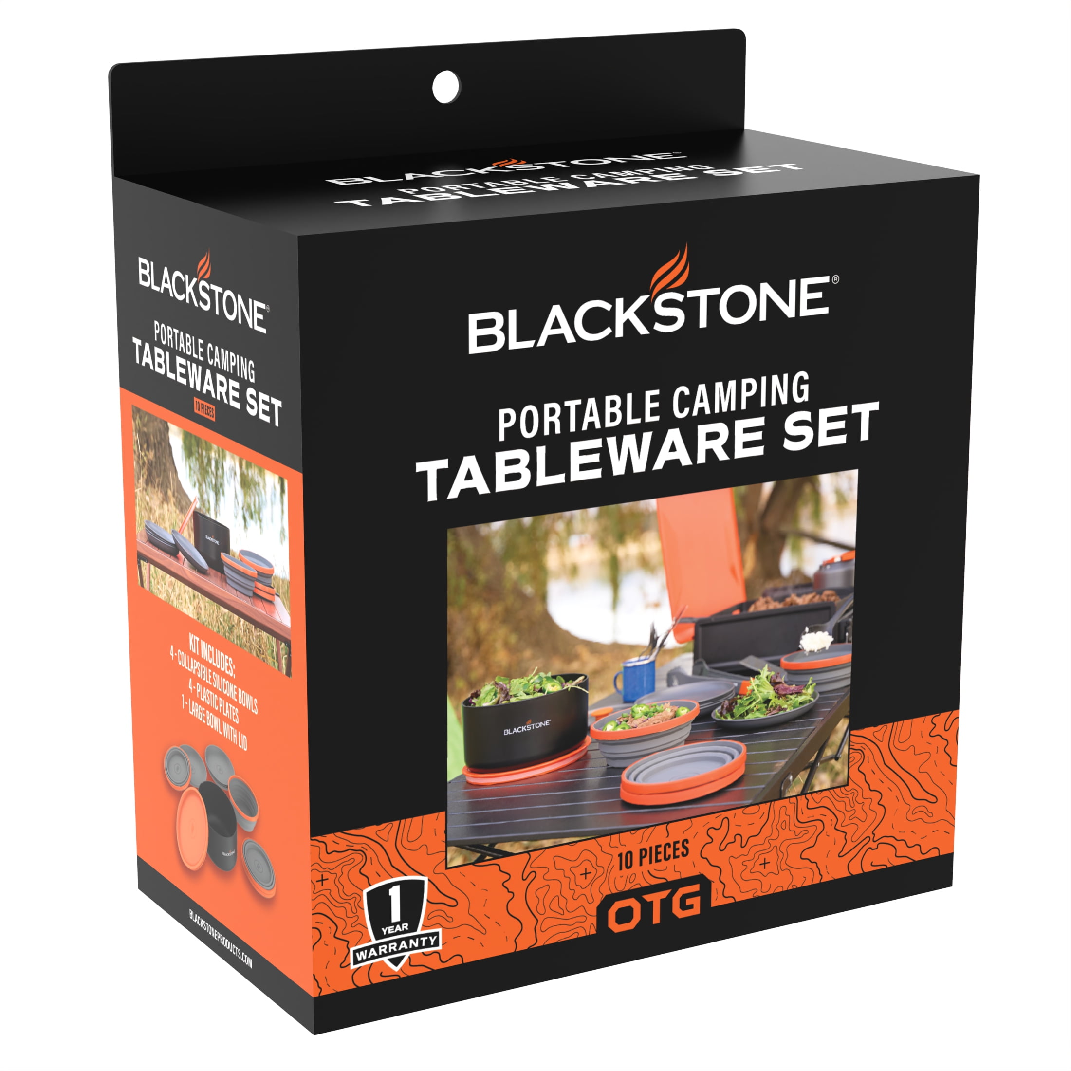Blackstone 10 Piece Camping Tableware Set