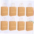 thumbnail image 3 of WRITWAA 50Pcs Rectangular Kraft Paper Bag for Home Organization and Shopping 8.3x4.3in, 3 of 8