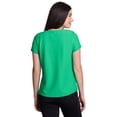 thumbnail image 2 of RBX Active Women's Short Sleeve Shadow Stripe Mesh Workout Tee, 2 of 4