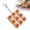 Nine keys, variant on Caramel Bread Keyboard Fidget Toy, Caramel Bread Clicker Fidget Keychain, Crisp Sound Stress Relief Anxiety Toys for Adults, Office Work Travel, Cute Keyboard Keychain Fidgets