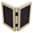 thumbnail image 4 of Golden State Art 2-Opening 4x6 Vertical Hinged Picture Frames, Beige, 1-Pack, 4 of 8