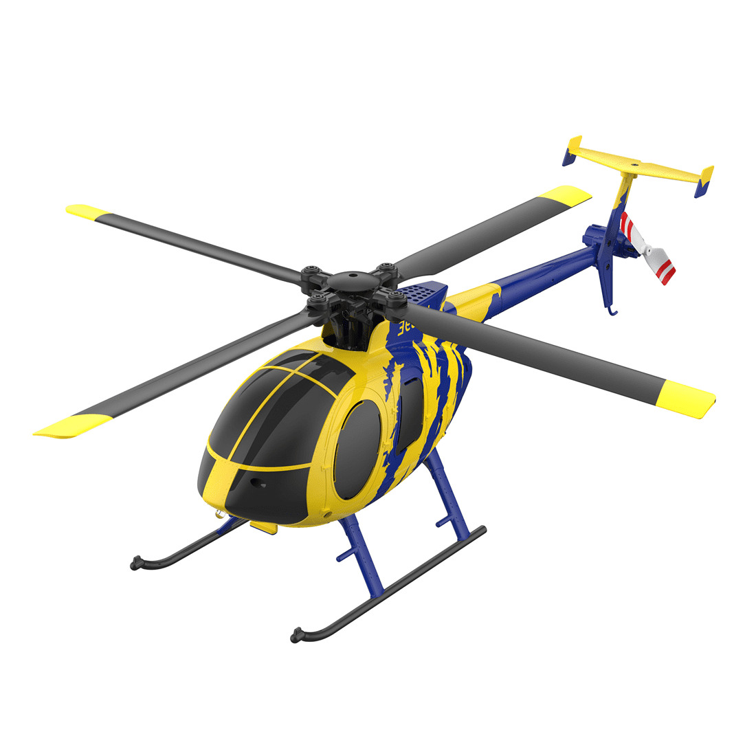 C184 RC Helicopter 2.4G 4CH No Tail Rotor with 6-Axis Gyroscope, Altitude Hold & Optical Flow for Adults
