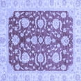 thumbnail image 1 of Ahgly Company Indoor Square Oriental Blue Traditional Area Rugs, 8' Square, 1 of 4
