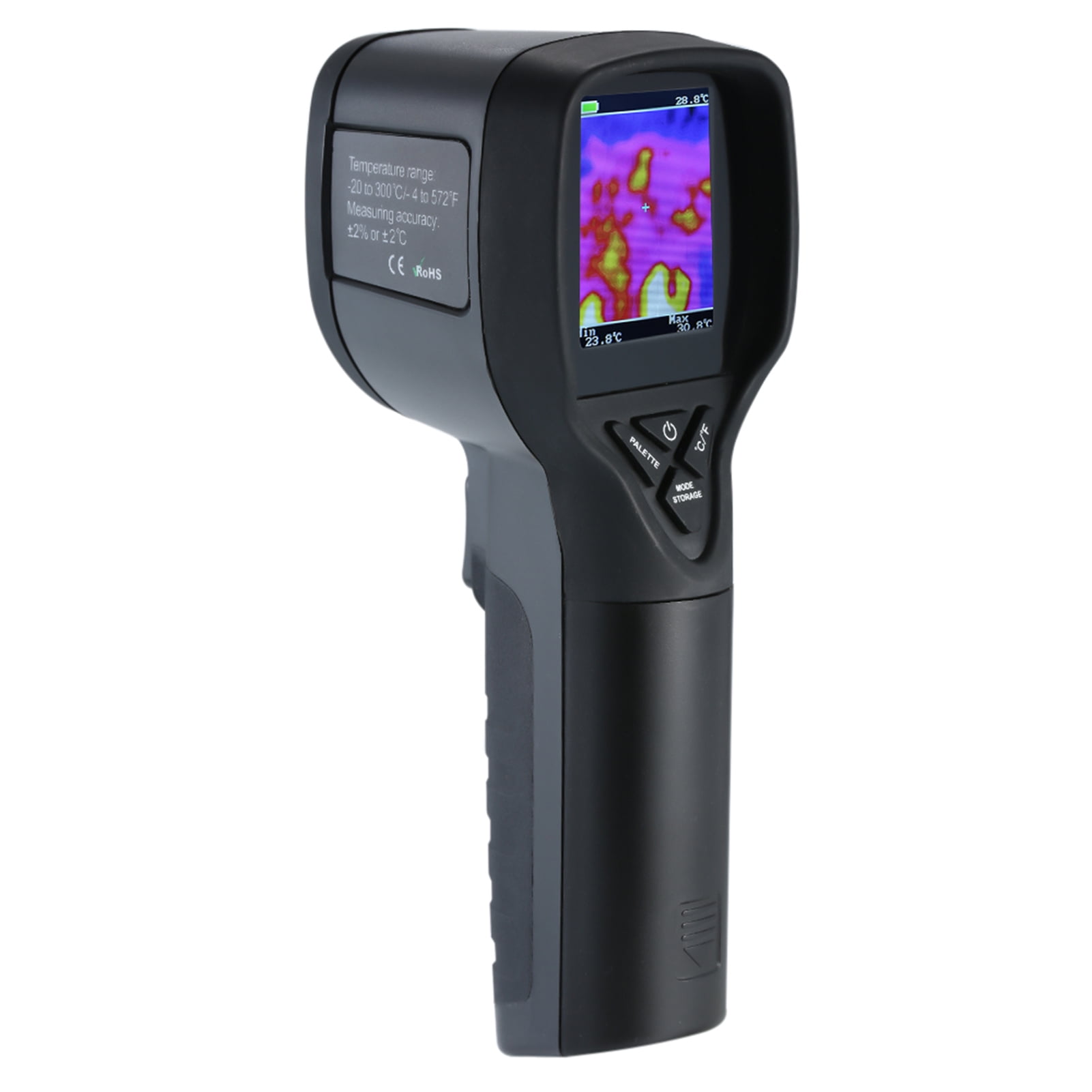 Thermal Imaging Camera Infrared Thermometer 8MB Handheld Temperature Visible TFT 