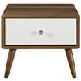 thumbnail image 6 of Modway Transmit Nightstand in Walnut White, 6 of 7