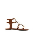 thumbnail image 2 of Dream Pairs Women’s Studded Gladiator Sandals – Flat Summer Sandals with Zip Closure, 2 of 8