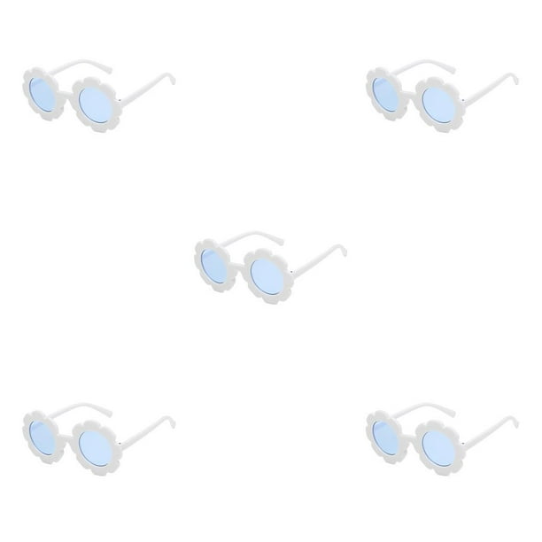 Gafas de sol Sonducket para niños marco adecuado Blanco Azul