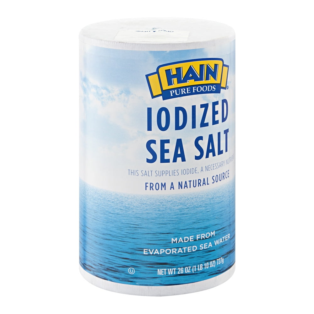 Hain Iodized Sea Salt, 26 oz by The Hain Celestial Group, Inc.