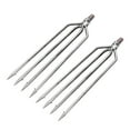 thumbnail image 2 of 2 piezas de acero inoxidable 4 puntas arpón Gig Gaff gancho púa pez lanza para aparejos de pesca al aire libre, 2 of 5
