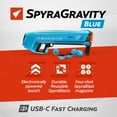 thumbnail image 2 of SPYRA 2 Pack Electric Water Bomb Launcher with LED Display, SpyraGravity, Blue, 2 of 12