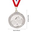 thumbnail image 2 of HIPKZ 5cm Medal Table Tennis Award Medals with Neck Ribbon Gold/silver/bronze Medal Metal Winner Medals for Ball Games, 2 of 10
