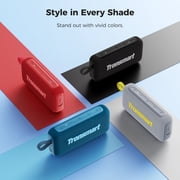 Tronsmart Trip 2 Bluetooth 5.3 Speaker, Ultra-Portable Clip, 10W Big Pro Sound w/ Deep Bass, IPX7 Waterproof, 20H, Voice Assistant - Black