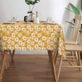 thumbnail image 3 of General Daisies Pattern Daisy Square Lace Tablecloth 54x72in, 3 of 8