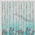 thumbnail image 2 of oneOone Polyester Lycra Fabric Leaves & Flower Panel Decor Fabric Printed BTY 56 Inch Wide, 2 of 3