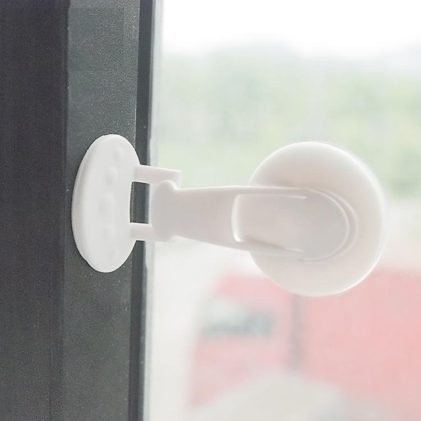 Cerradura de seguridad Rojo Verde para niños para ventana y puerta corrediza