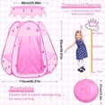 thumbnail image 5 of ER Rose--ente Parque Infantil, Piscina de Bolas Plegable de 115 x 93 cm, Piscina de Bolas emergente, Regalos de Juguetes para niños pequeños con Bolsa de Almacenamiento (Bolas no Incluidas) Rojo Verde, 5 of 5