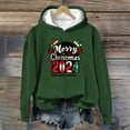 thumbnail image 2 of RKSTN Sweat-Shirt pour Femmes Décontracté Automne et Hiver à Manches Longues Mode Imprimé à Capuche Chandail en Molleton de Noël, 2 of 4