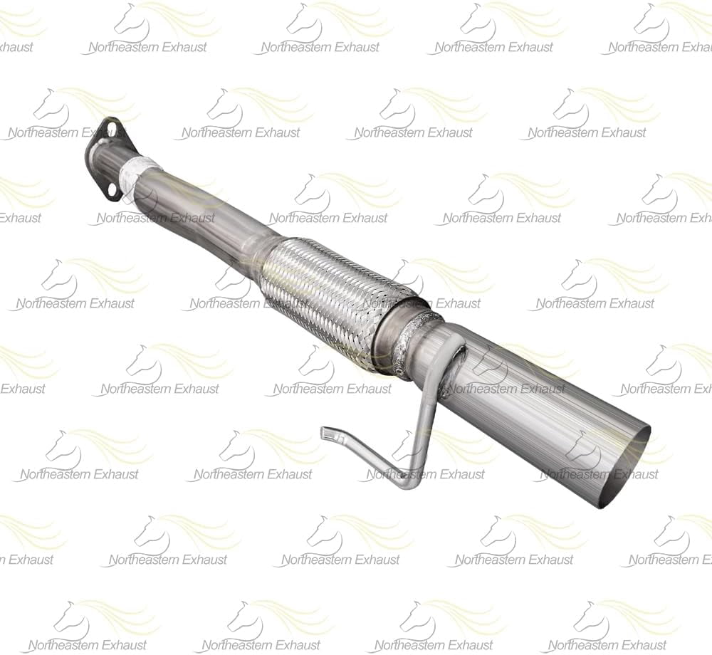 Northeastern Exhaust Intermediate Pipe, Resonator Pipe & Pair of Mufflers Fits 2007-2010 Ford Edge 3.5L & 2007-2010 Lincoln MKX 3.5L - Direct Fit | Stainless Steel System Kit