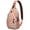 Sweet, variant on Sweet Red Strawberry Pattern Travel Sling Bag, Lightweight and Durable Hiking Sling Backpack with Layered Storage for Outdoor Enthusiasts and Students