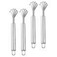 thumbnail image 3 of Shisuyan 4pcs Stainless Steel Coconut Meat Scrapers Fish Scaler Remover Multi-Purpose Kitchen Tool Handheld Grater Fish Cleaning Tool, 3 of 9
