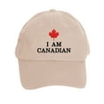 thumbnail image 1 of HNMKIU Print Washed Baseball Hat Adjustable Dad Cap for Men and Women 02_Khaki,One Size, 1 of 2