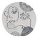 thumbnail image 1 of Plato Trinche de Porcelana Resistente de 26 cm - Crown Baccara, 1 of 5