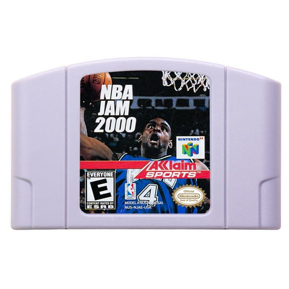 Video Games Compatible for the n64 console, replacement cartridge for NBA Jam 99 NTSC