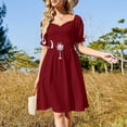 thumbnail image 2 of Flag of South Carolina - Garnet Sleeveless Dress Dress for girls Women dresses summer prom clothes, 2 of 6