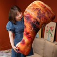 thumbnail image 4 of 110cm Simulation Food Real Life Style Chicken Leg & Pig Trotter Toy Chick Wing Drumstick Fried Rice Noodles Pillow Birthday Gift, 4 of 6