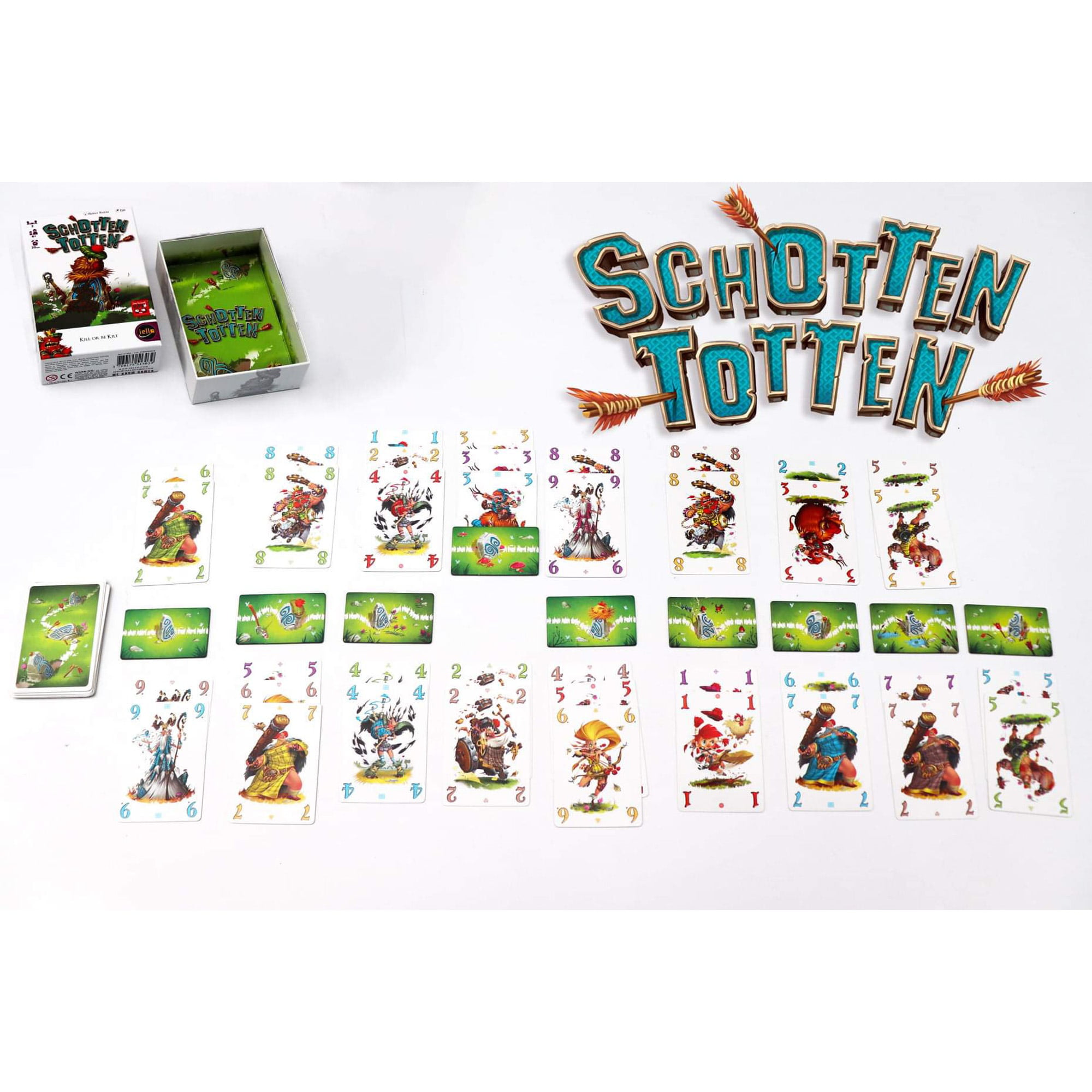 Tcg factory Schotten Totten 2 Card Spanish Board Game Multicolor