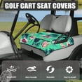 thumbnail image 3 of Whosucclay Tropical Truck Flowers Breathable Blanket, With 4 Storage Pockets Soft Golf Cart Seat Cushion Cover for Club Car Yamaha EZGO, 52.36"x 32.28", 3 of 7