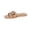 Khaki, variant on Women Sandals Fashion Slide Style with Buckle Strap Comfortable Thick Sole Flat Summer Slides for Women Outdoor Casual Wear Beach Shoes White,8