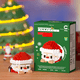 thumbnail image 5 of Bloques de construcción para montar rompecabezas de Papá Noel, ciervo y muñeco de nieve, decoración de escritorio, 5 of 5