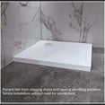 thumbnail image 4 of Shower Waste Trap Cover, Chromate Prevent Hair Clogging Simple Installation Prevent Sewage Shower Drain Cover Fast  Easy Cleaning  for Bathroom, 4 of 8