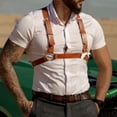 thumbnail image 2 of RXMEKW Adjustable Chest Strap for Men with Suspender Clip, Polyester Fashion Accessory, 3.5CM Width, Black, 2 of 8