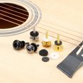 thumbnail image 5 of Guitar Strap Button Felt Washer Lock Strap Block Guitar Black Gasket, for Guitar Strap Button, Pack of 10, 5 of 6