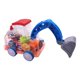 thumbnail image 1 of Coche de juguete transparente para niños pequeños Coche eléctrico Mecánico con pilas Coche de carreras de juguete con engranajes móviles de colores visibles, efectos de luz LED brillantes Wmkox8yii HAHFKSH666, 1 of 2