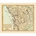 thumbnail image 3 of Robert 13x12 Black Modern Framed Museum Art Print Titled - West Central France - Robert 1748, 3 of 5
