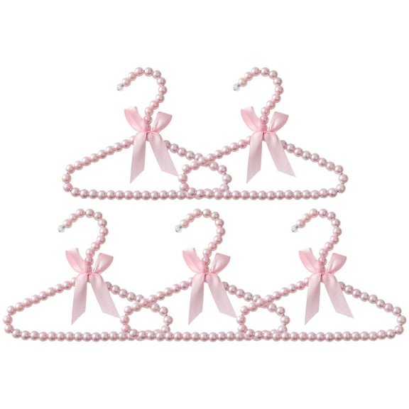 5pcs Pearl Hangers for Small Delicate Baby and Toddler Clothes