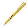 Lamy Safari Fountain Pen - Yellow, Medium Polished Steel Nib (L18M)