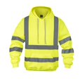 thumbnail image 1 of Sudadera de seguridad Wefeyuv - Sudadera con capucha reflectante para hombre, color amarillo, 1 of 7