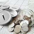 thumbnail image 6 of 20 Pcs Practical Jar Lids Tin Wide Mouth Mason Jars Child Silver, 6 of 8