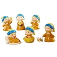 thumbnail image 2 of Figura de niña perla, decoración única para tartas de escritorio, para adolescentes y niños. 6 piezas, 2 of 9