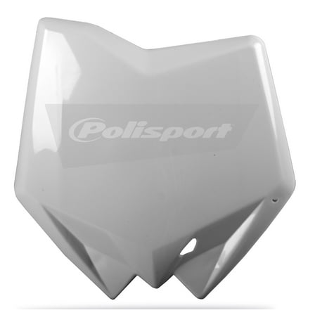 Polisport 8658200002 Front Number Plate White