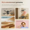 thumbnail image 5 of 13 Year Old Boy Gifts, Drone with Esc Camera Brushless Motor Remote Control with 4.5Inch Screen Display and Cool Lights Rc Quadcopter Altitude Hold 2K HD Two Camera Aerial Vehicle, Black, One Size, 5 of 9