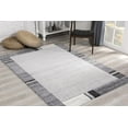 thumbnail image 3 of Rug Branch Contemporary Geometric  Grey Black Indoor Area Rug - 4x6, 3 of 8