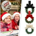 thumbnail image 6 of JEWLALO 6-Pack Christmas Kitchen Cabinet Wreaths with Ribbon Bows & Red Berries, Mini Christmas Wreaths for Cabinets, Small Window, Door, Farmhouse Xmas Party Decorations (Red), 6 of 7