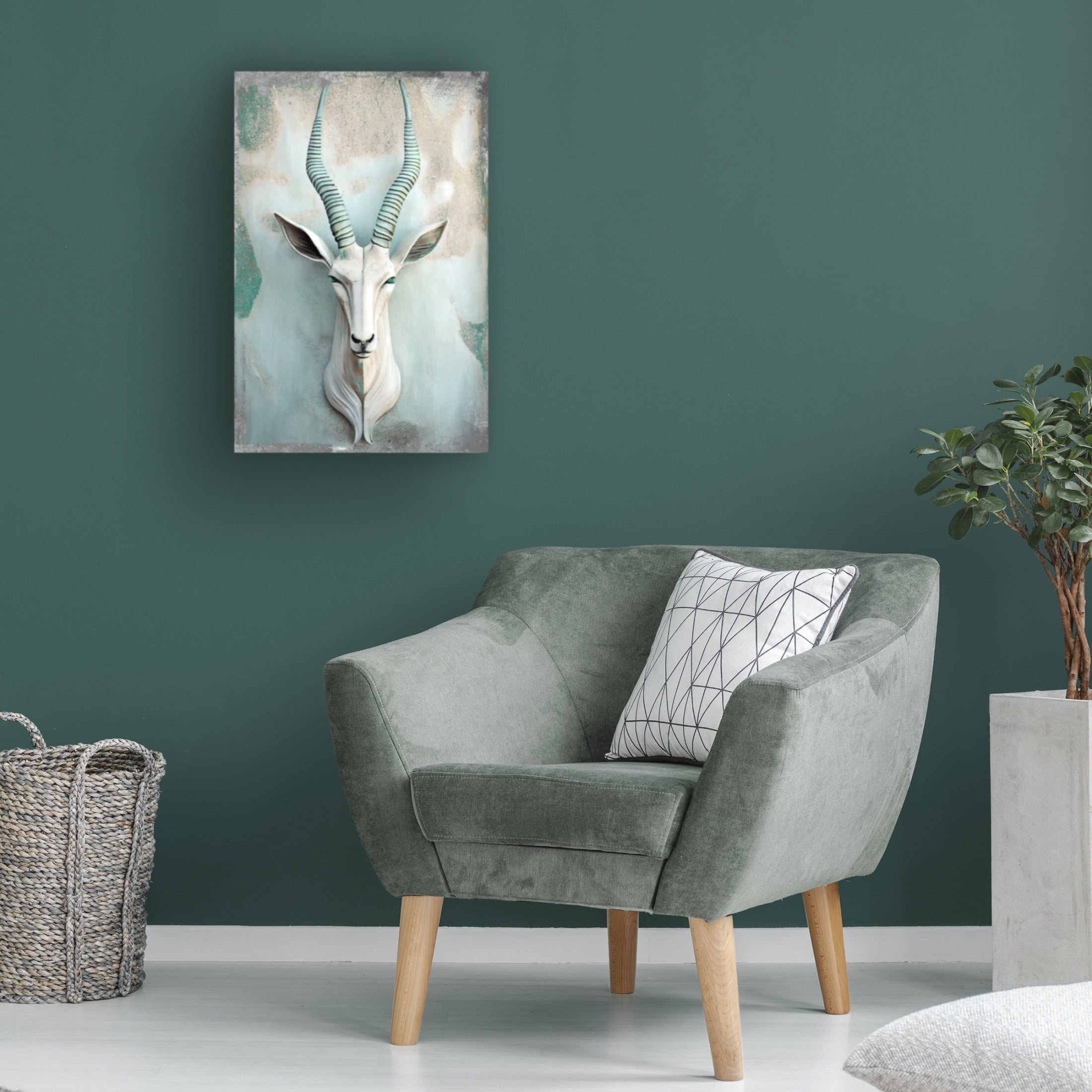 Canvas Wall Art - Sasha 'Rainmaker' Wall Art for Living Room, Bedroom, or Office Décor by Trademark Fine Art - 30 x 47 Inches